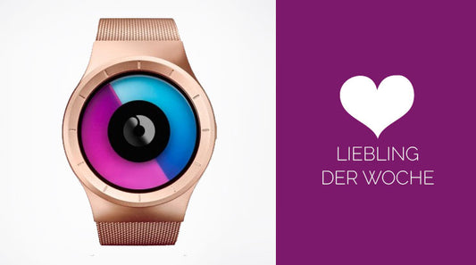 Ausgefallene Uhr in Roségold