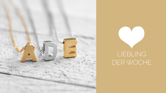 Kette mit Initialen als Geschenkidee