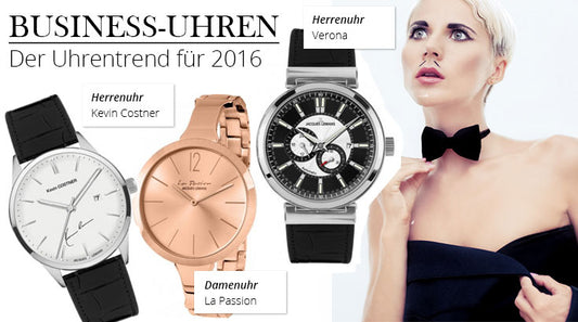 Uhrentrend 2016: Business-Uhren