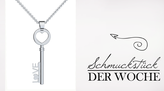 Schmuckstück der Woche: Kette mit Kettenanhänger „Key of Love“