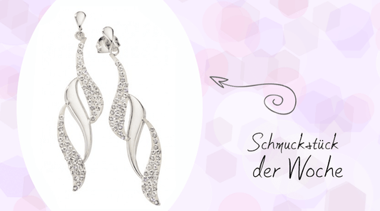 Schmuckstück der Woche: Ohrhänger mit Swarovski-Kristallen