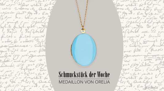 Schmuckstück der Woche: Halskette mit Medaillon von Orelia