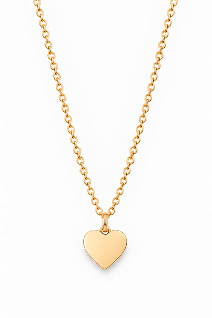Herzkette mit Gravur - Tiny Heart