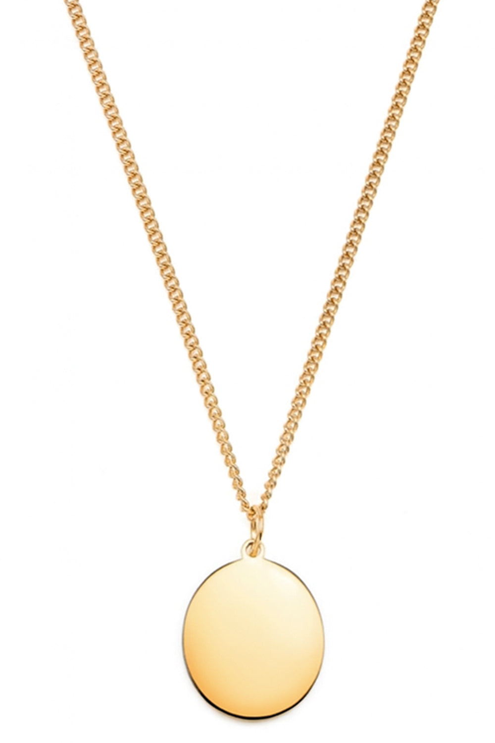 Gravurkette - Oval Message