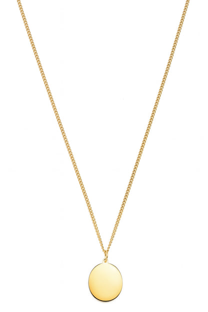 Gravurkette - Oval Message