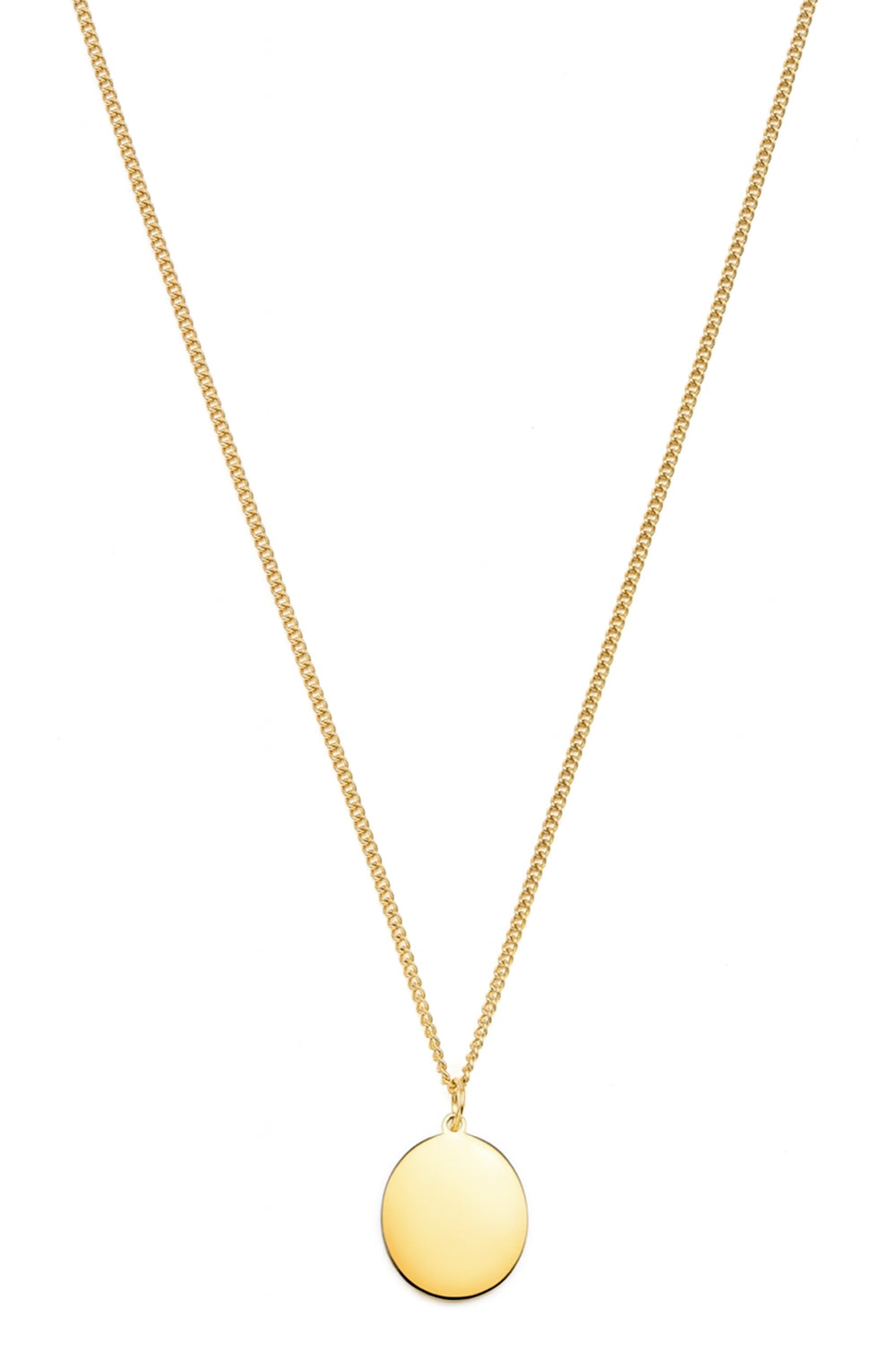 Gravurkette - Oval Message