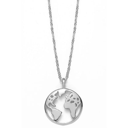 Halskette Welt - 925 Sterlingsilber