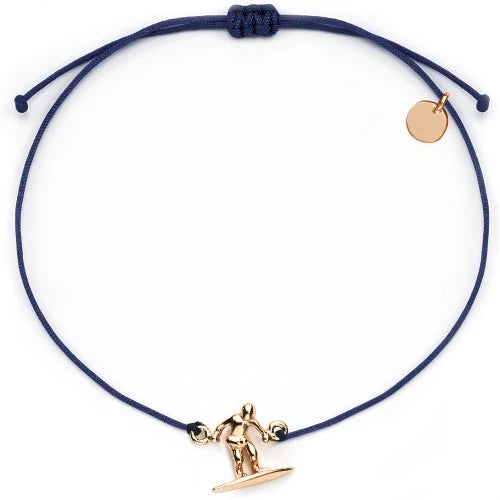 Armband Surfer | 925 Sterlingsilber rosévergoldet