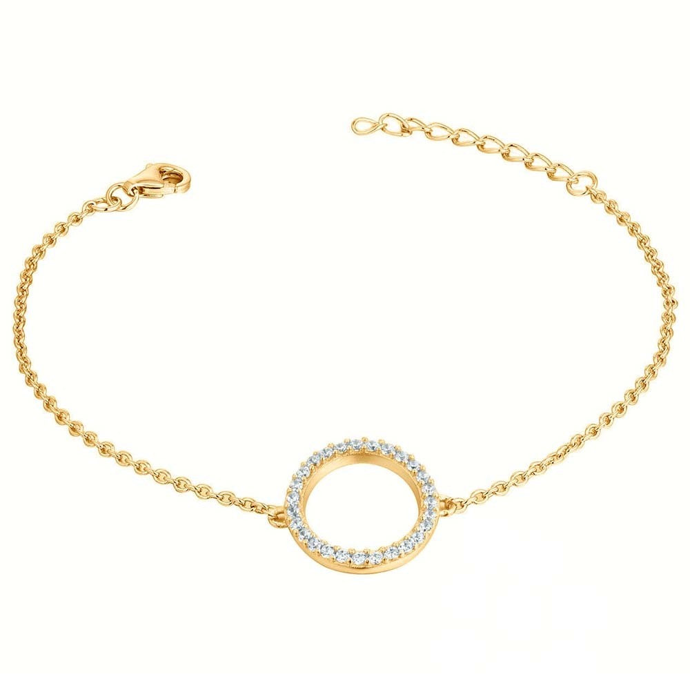 Kreis - Armband mit Zirkonia - Sparkling Circle - 925 Sterlingsilber