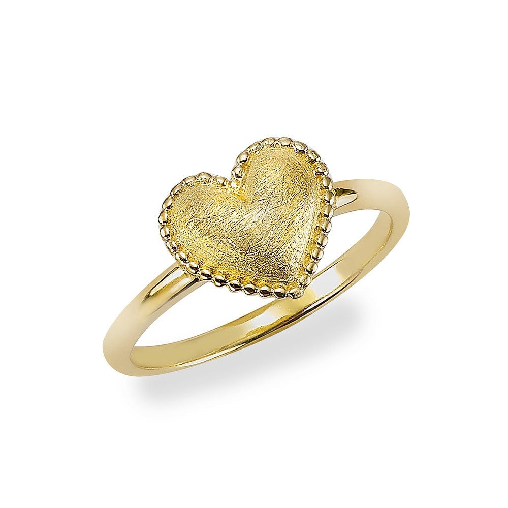 Zarter Zehenring Mit Herzen - Roségoldfarben Aus Sterling Silber