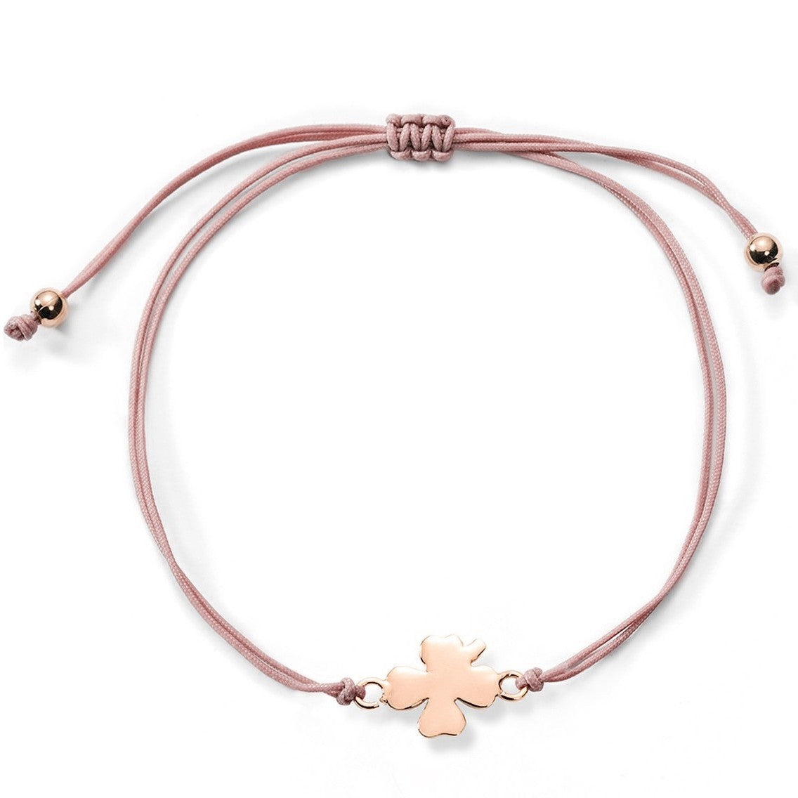 Damen-Armband Aus Stahl Mit Kleeblatt-Anhänger – Glücksbringer, Verstellbar, Handgefertigt In Italien, Mit Emotionalem Charms
