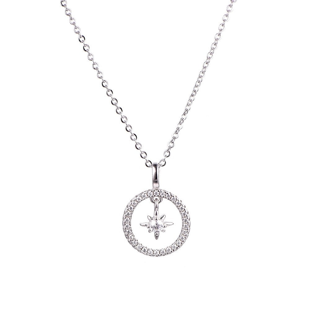 Halskette Abendstern - 925 Sterlingsilber