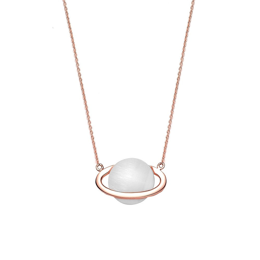 Halskette Saturn - 925 Sterlingsilber