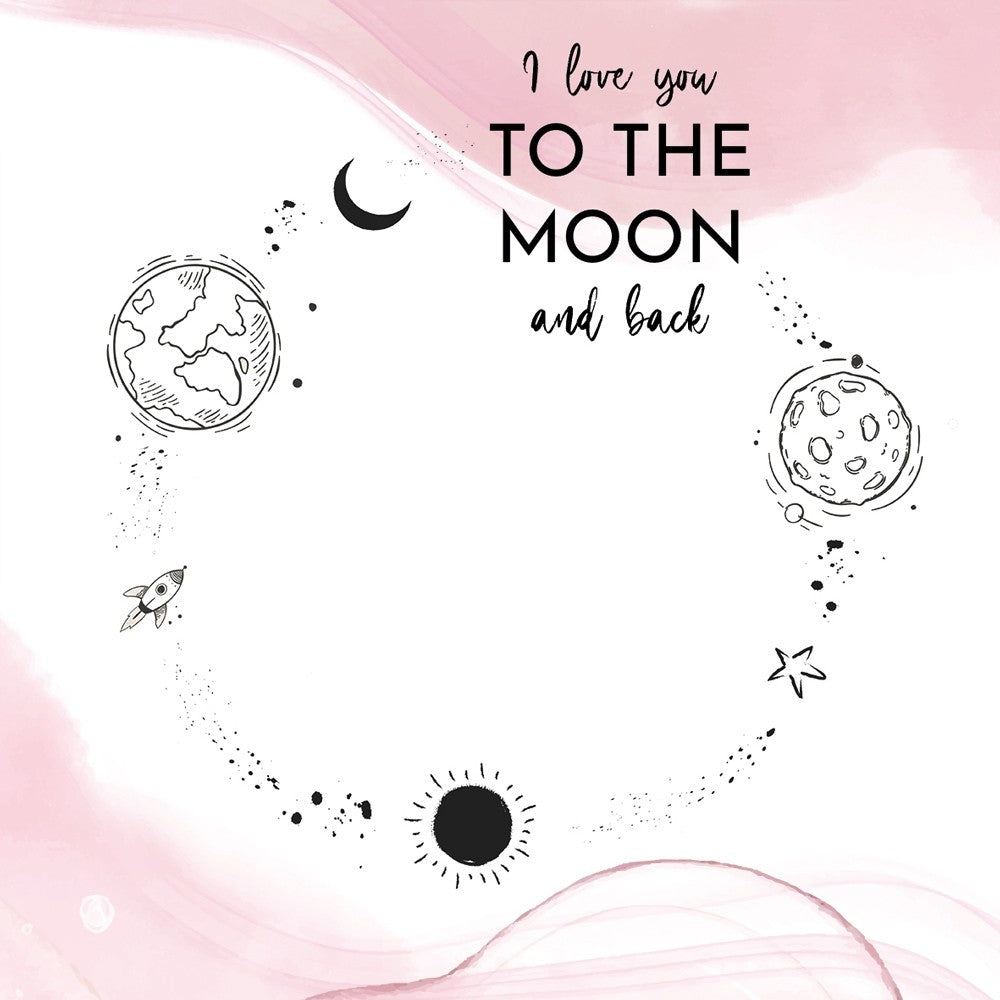 Armbandkarte To the Moon and Back