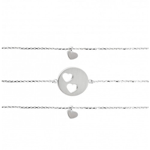 Armband-Set "Carry Two Hearts" - gravierbar