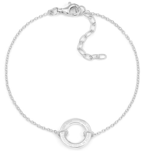Gravierbares Ring-Armband - 925 Sterlingsilber