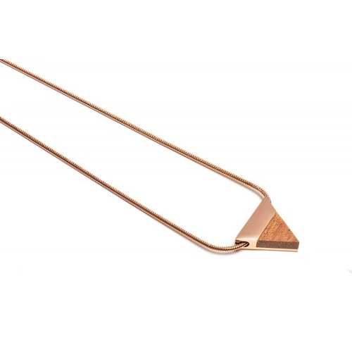 BeWooden Fashion Halskette mit Triangle Anhänger "Rea"