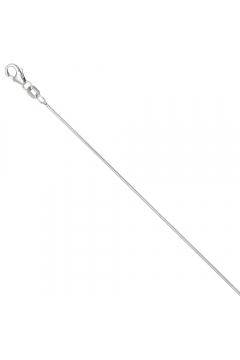 Schlangenkette Silber, 42cm, 1 mm