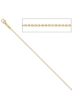 Kugelkette 585 Gelbgold Gold Kette Halskette Goldkette Karabiner