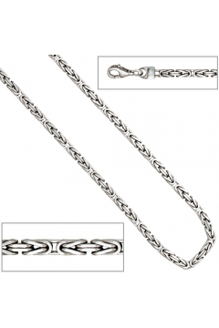 Königskette 925 Sterling Silber 45 cm Halskette Kette Silberkette Karabiner