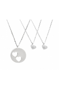 Collier-Set "Carry Two Hearts" - gravierbar