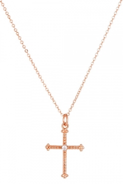 Kreuz - Halskette "sparkling Cross" 925 Sterlingsilber
