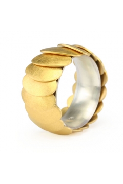 Ring ARMADILLO - Gold, 12 mm