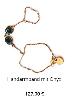 Handkette mit Onyx