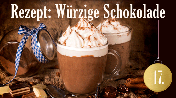 schmuckladen.de-Adventskalender: Rezept für cremige Gewürzschokolade