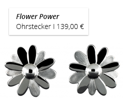 Ohrstecker Blume